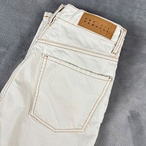 Pacsun Cream Wide Leg Jeans High Rise Contrast Stitch‎ Women Size 27